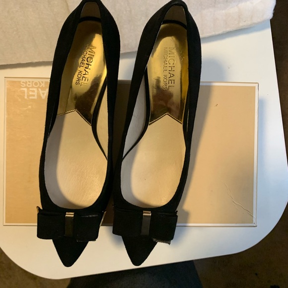 Michaels Kors Kiera Suede Mid Wedge - Picture 2 of 6